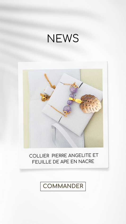 Collier Ape avec perle